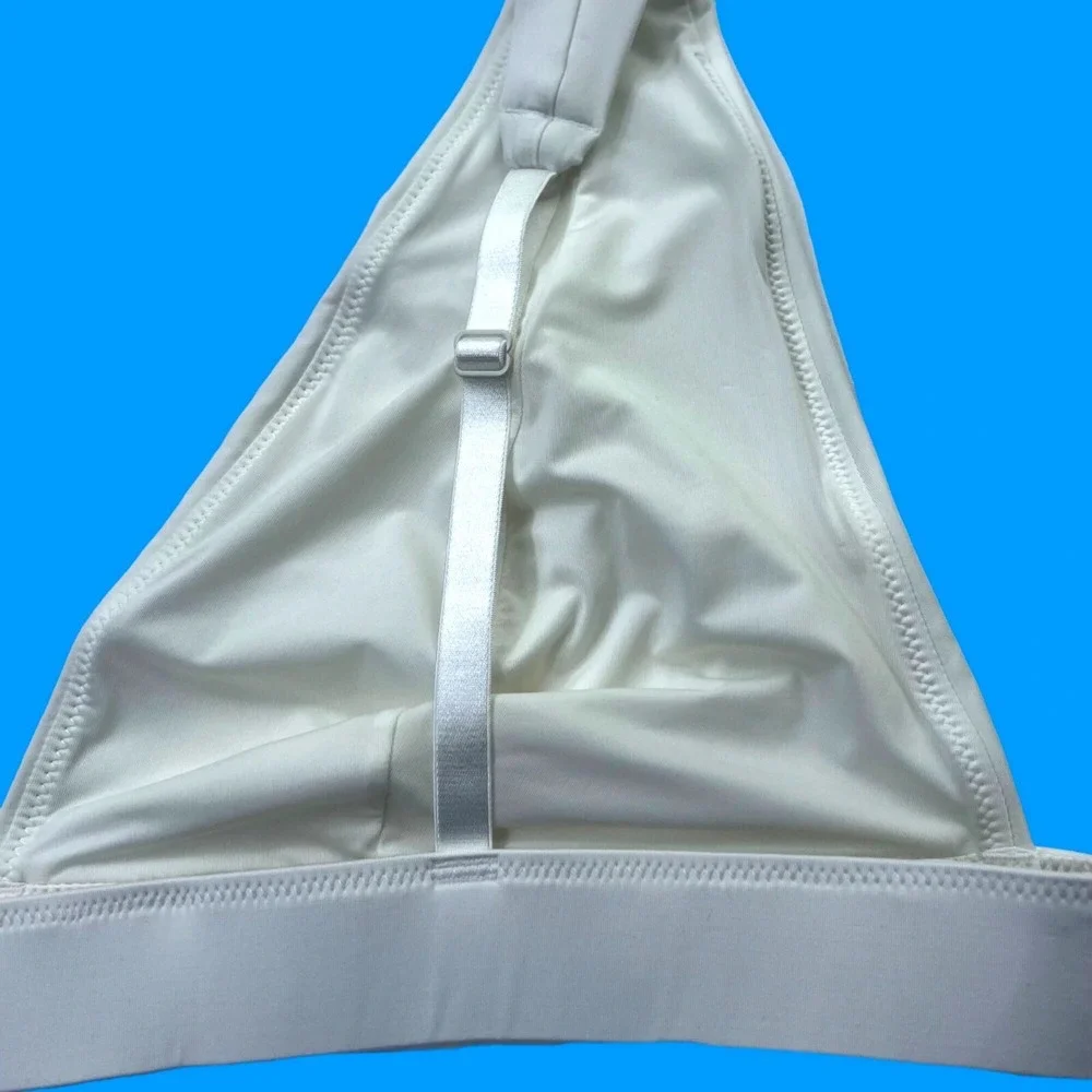 SKIMS Swim Plunge Top +‎ Micro Tanga Bottom Bikini Set Marble 4X